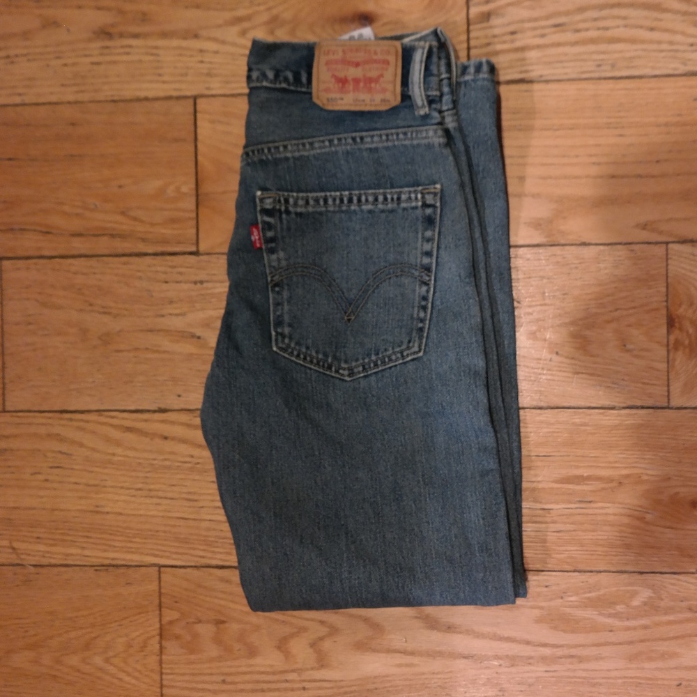 Levi's 550 Boys Jeans 12 Slim